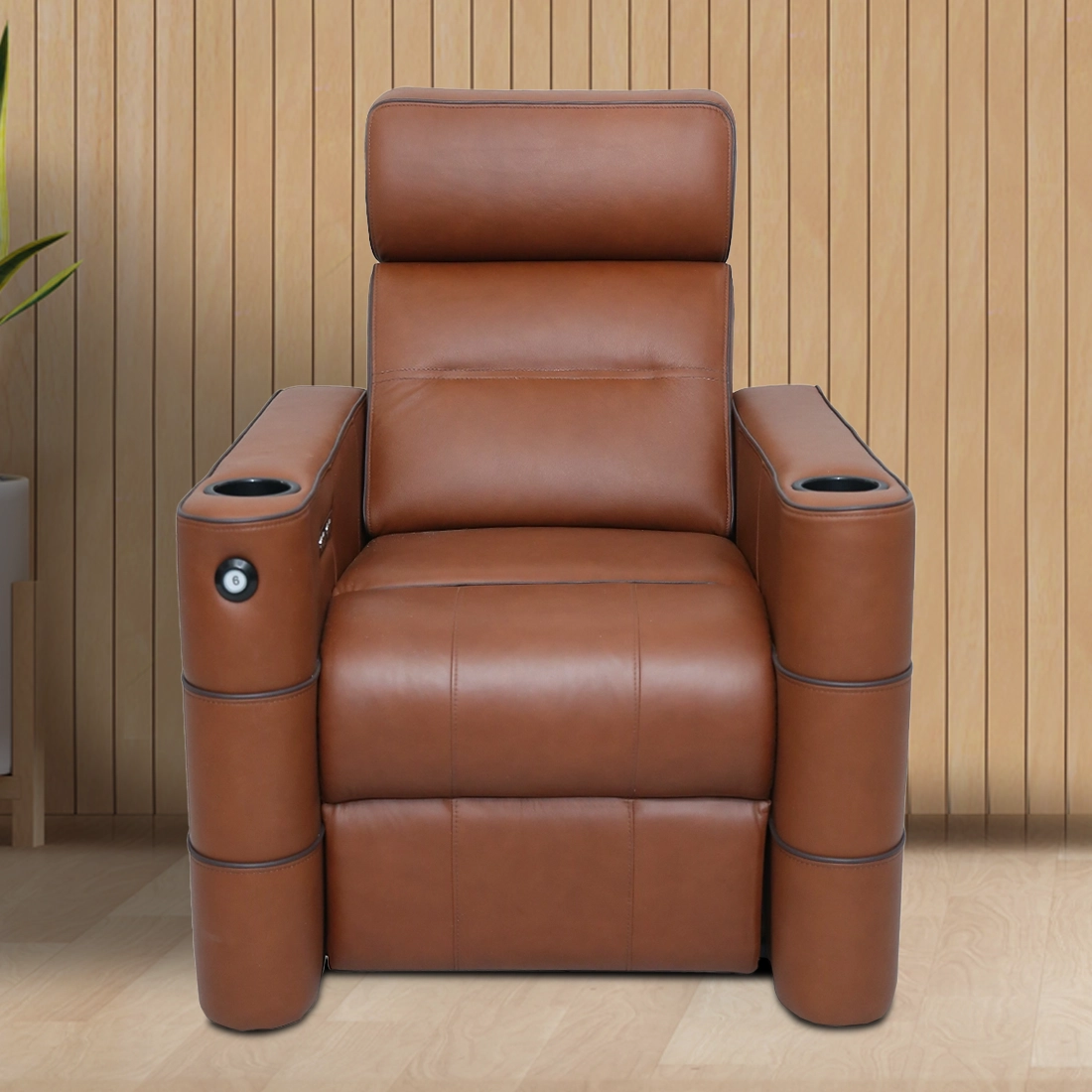 Modern Power Adjustable Headrest Cinema Seats Recliner Chair