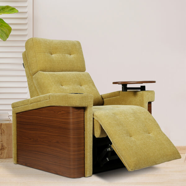 Home Theater Recliner Wood Style-333
