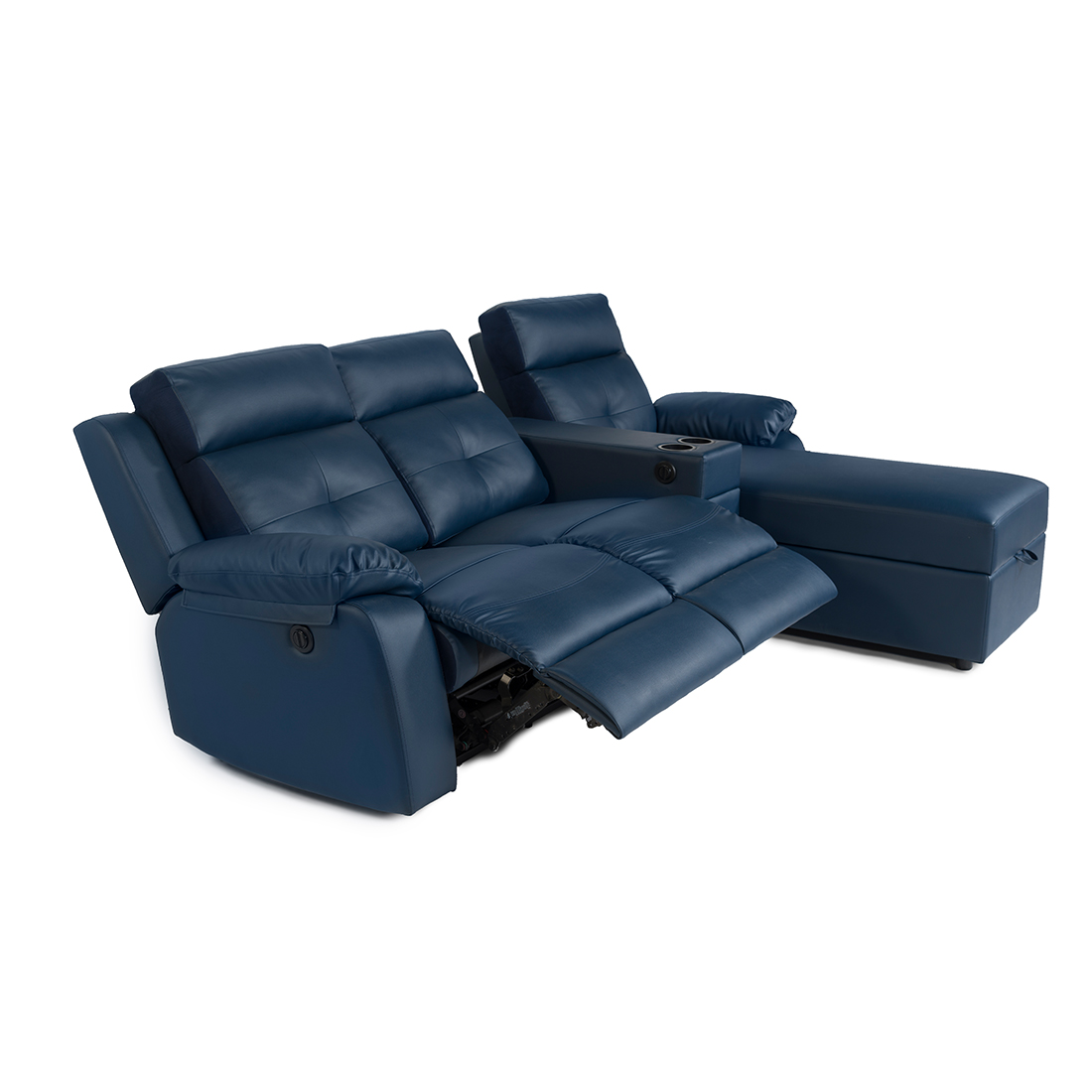 Sectional Recliner With Lounger Style 399ic
