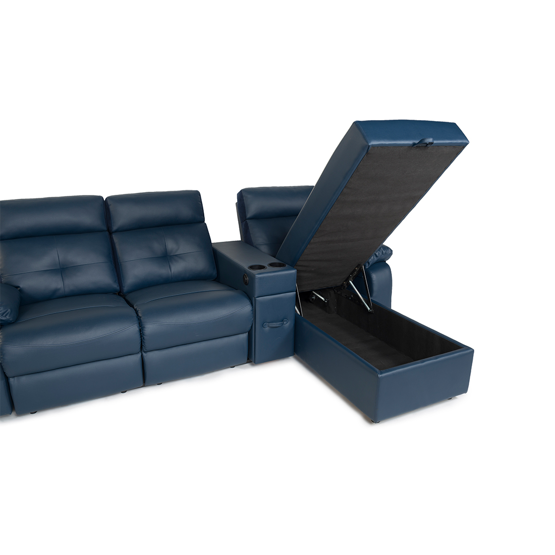 Sectional Recliner With Lounger Style 399ic