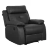 Single Seater Black Recliner Chair - Ohio