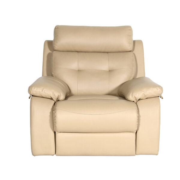 Single Seater Recliner Chair Half Leather Style 786