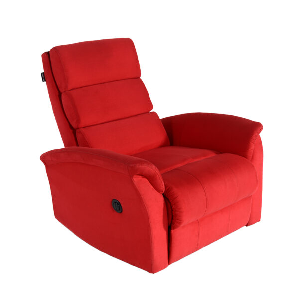 Single Seater Recliner Chair Red Style 575