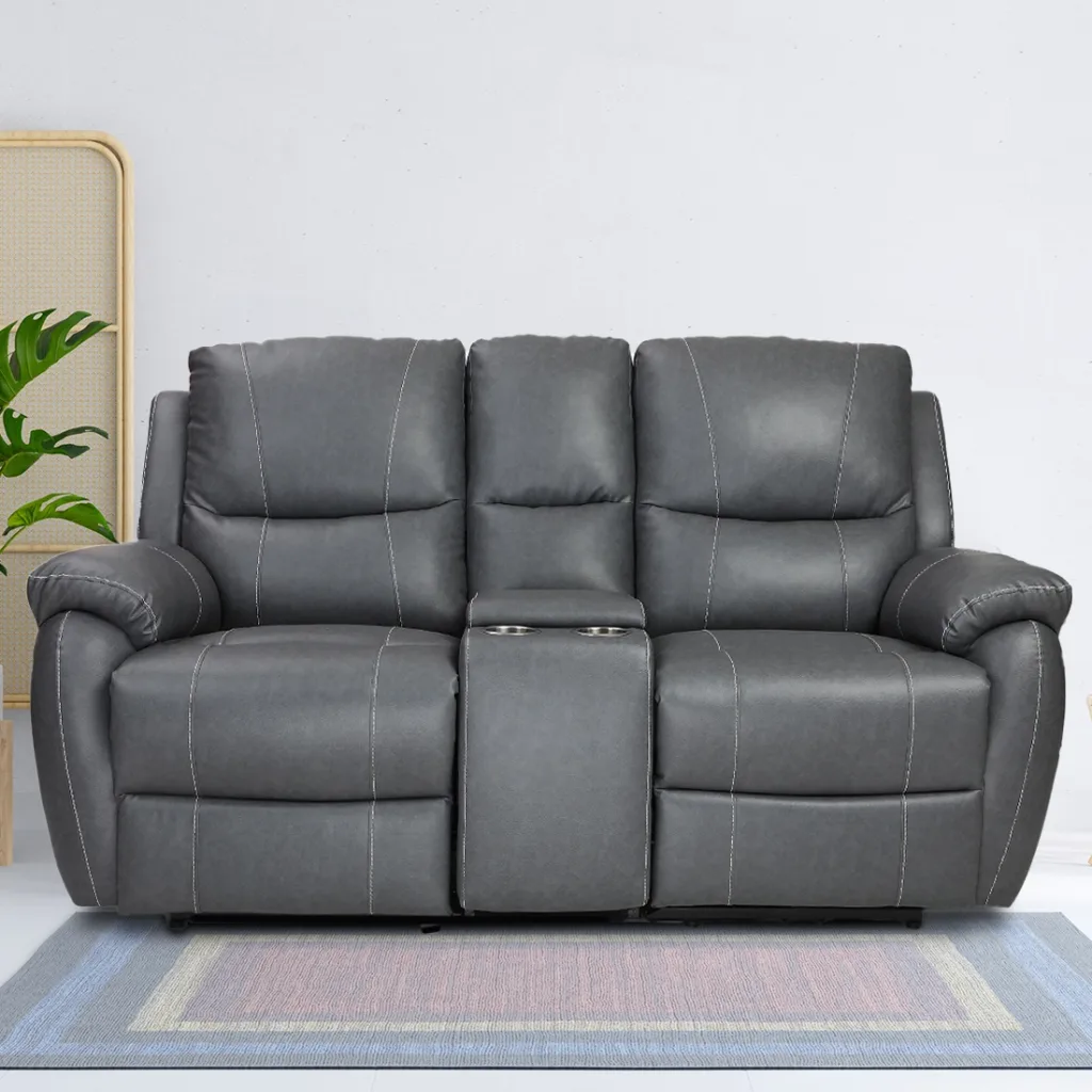 Two Seater Console Recliner Sofa Lite
