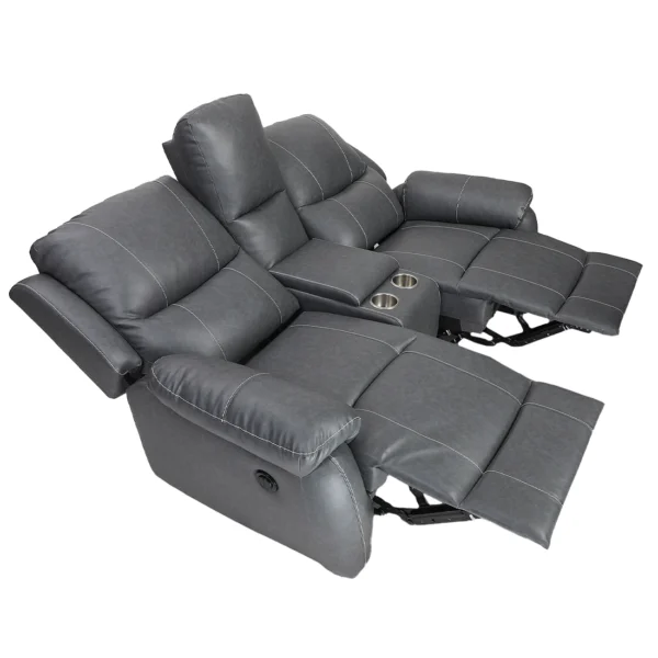 Lite Two Seater Console Recliner Sofa