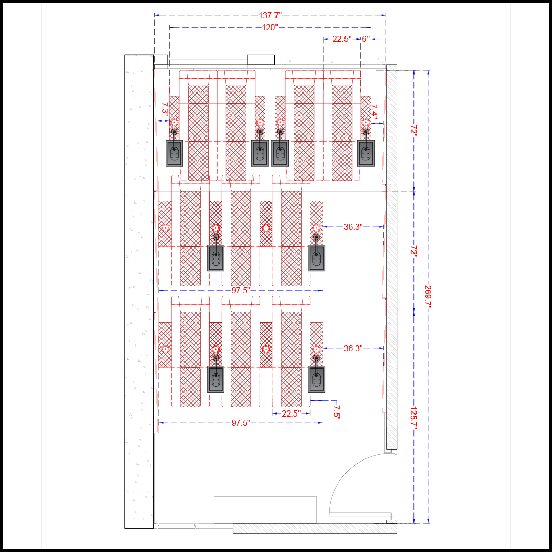 2D Recliners Layout Ideas