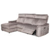 Recliner sofa with lounger (L shape) - Fano Fabric