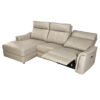 Recliner sofa with lounger (L shape) - Fano Leather
