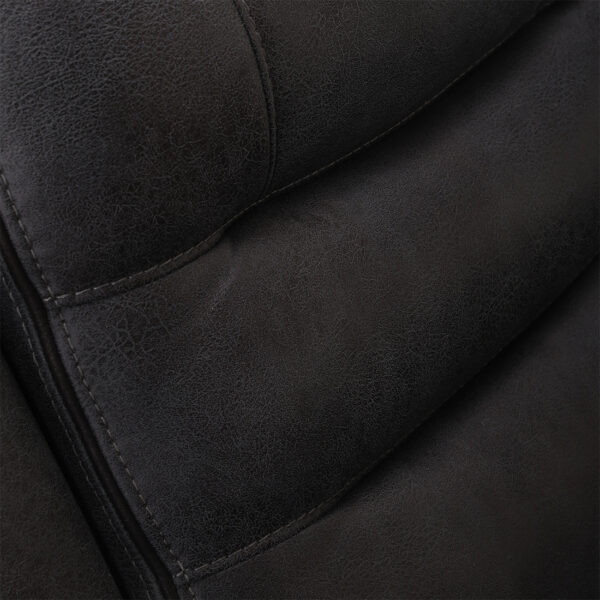 Single Seater Motorized Recliner Sofa with Adjustable Power Headrest - Silk Grey