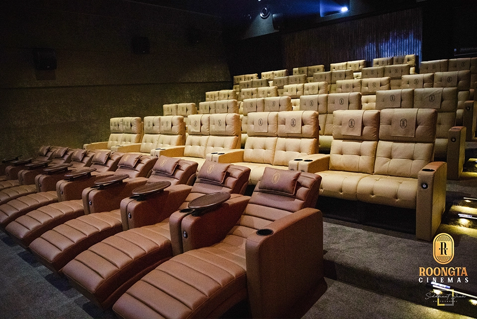 Cinema Recliner Chair Installed at Roongta Cinemas - Gujarat, roongta cinemas royal sofa
