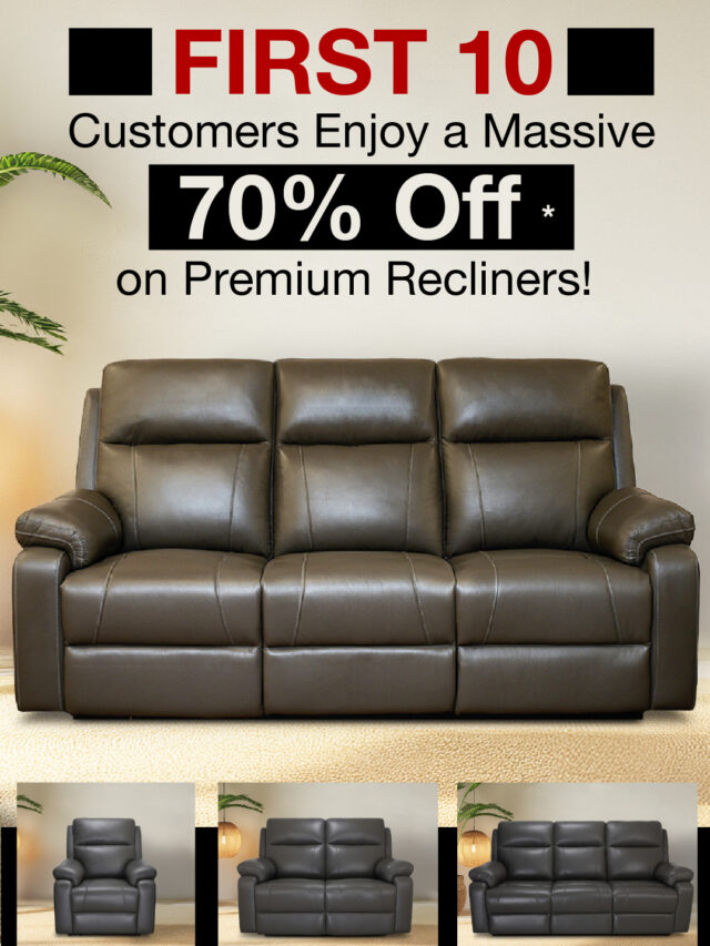 Limited Time Offer Grab the 3+2+1 Recliner Sofa Set Today